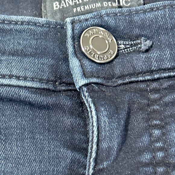 Banana Republic Devon Legging 28 LONG Faded Black Stretch Denim 28L - Picture 5 of 15